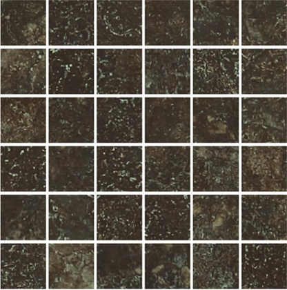 Apavisa Sybarum Black Silk Mosaic 5x5 29.75x29.75