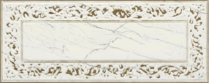 Kutahya Alkazar White Lux Decor 30x75