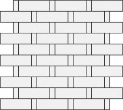 La Fabbrica Artile Muretto Black Gold Nat Rett 30x30