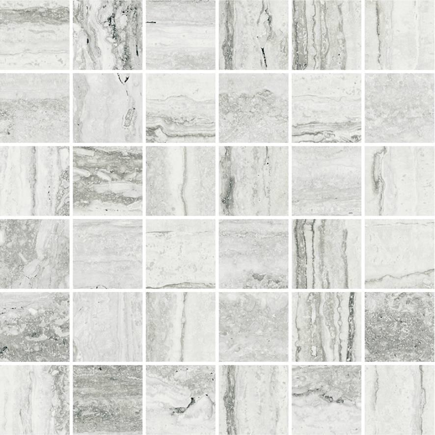 Sant Agostino Tipos Mosaico White 30x30