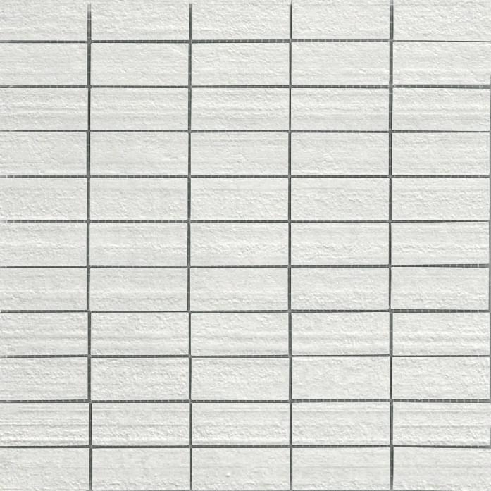 Casalgrande Padana Cemento Mosaico Cassero Bianco 30x30