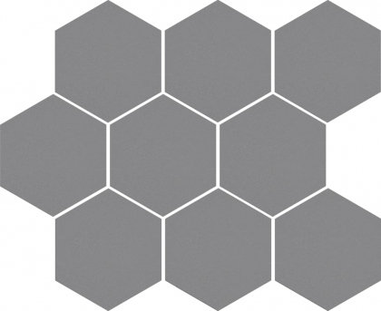 Cerrad Cambia Gris Lappato Mosaic Heksagon 27.53x33.4