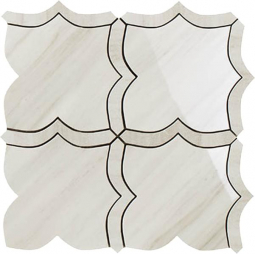 Impronta Italgraniti Lux Experience Helsinki White Mosaico Arabesque Mix 30x30