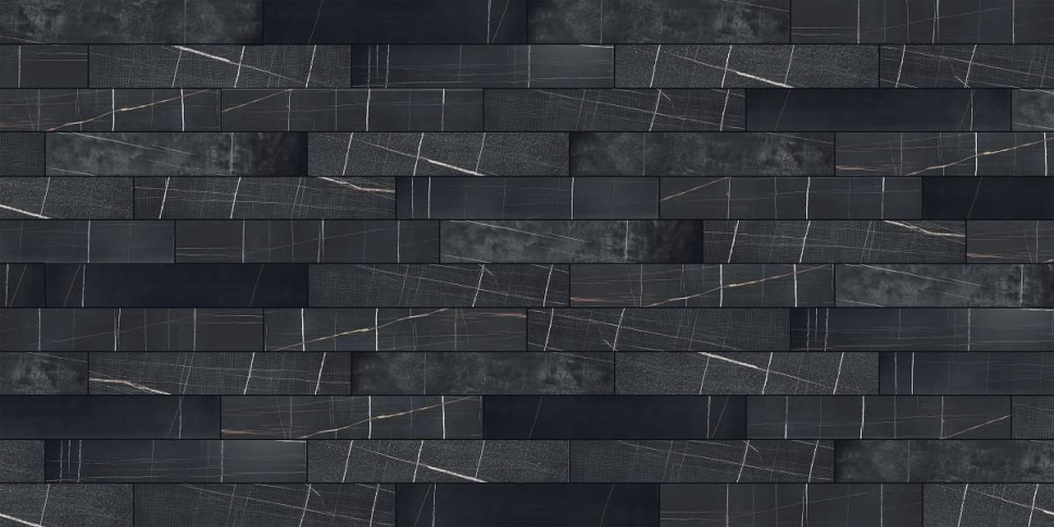 Impronta Italgraniti Marble Experience Sahara Noir List. Mix 20x120