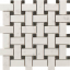 Impronta Italgraniti Lux Experience Helsinki White Mosaico Basketwave Fade 30x30