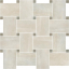 Serenissima Cir Fossil Mosaico Basket Crema Lux 30x30