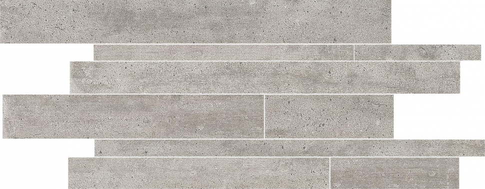 Emil Ceramica On Square Listelli Sfalsati Cemento Naturale 30x60