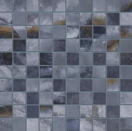 Emil Ceramica Tele Di Marmo Onyx Mosaico 3x3 Blue Lappato 30x30