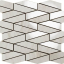 Impronta Italgraniti Lux Experience Helsinki White Mosaico Esagona Allungato Mix 25.5x29.5