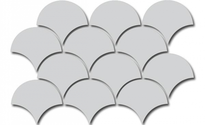 Equipe Scale Fan Mosaic Sky Blue 30x43