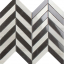 Impronta Italgraniti Lux Experience Taj Mahal/Pietra Grey Mosaico Chevron Lap 26x30
