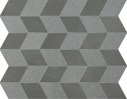 Panaria Trilogy Mosaico Freccia Sky Smoke Soft 30x35