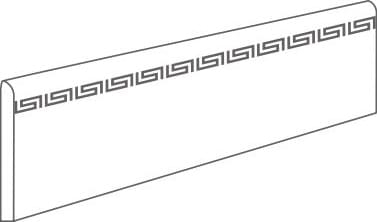 Versace Palace Gold Battiscopa Nero 8x39.4