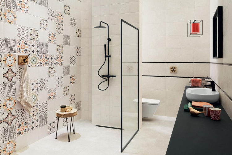 Arte Prowansja Ivory Patchwork Str 20x20