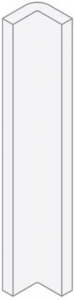 VitrA Miniworx Ral 9016 White Internal Beading Sit-In Matt 2x20