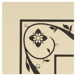 Original Style Odyssey Saxon Corner Black On White 15.1x15.1