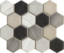Impronta Italgraniti Up Stone Hex Mosaico 22.5x26