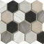 Impronta Italgraniti Up Stone Hex Mosaico 22.5x26