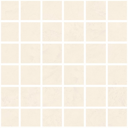 La Fabbrica Resine Mosaico Bianco Rett Su Rete 30x30