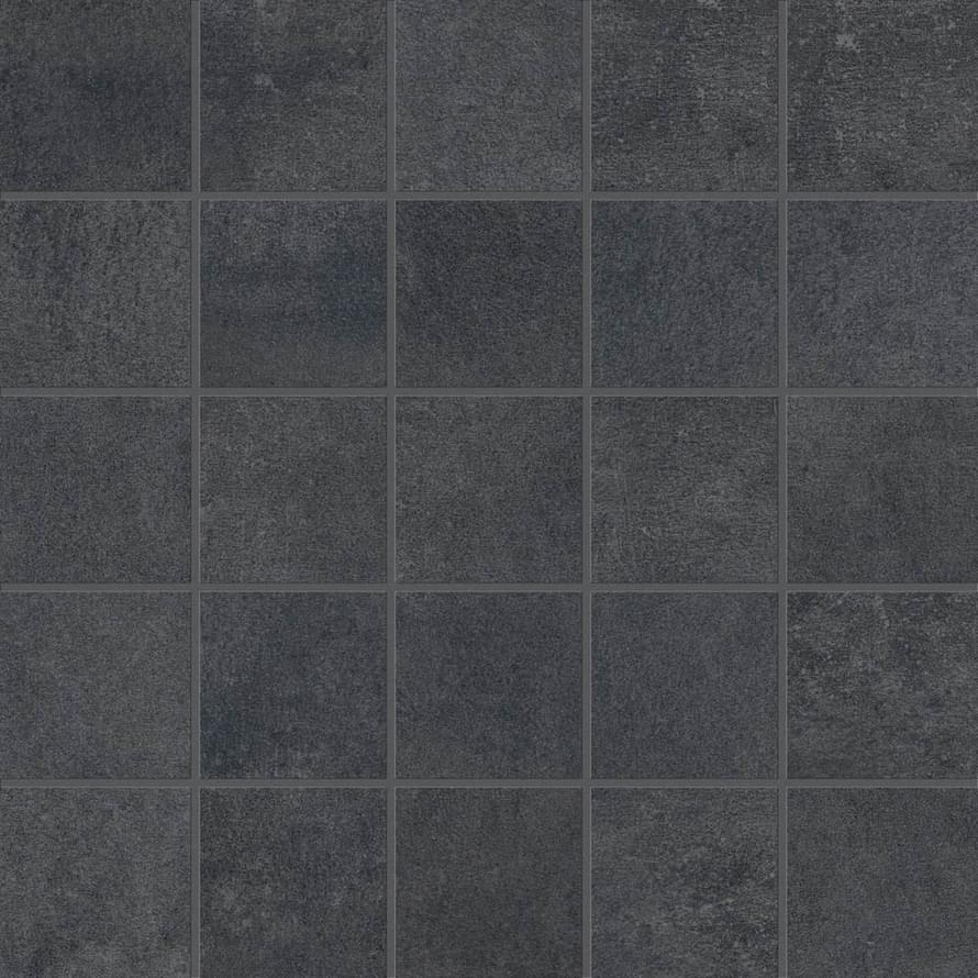 Piemme Ceramiche Concrete Mosaico Black Nat-Ret 30x30