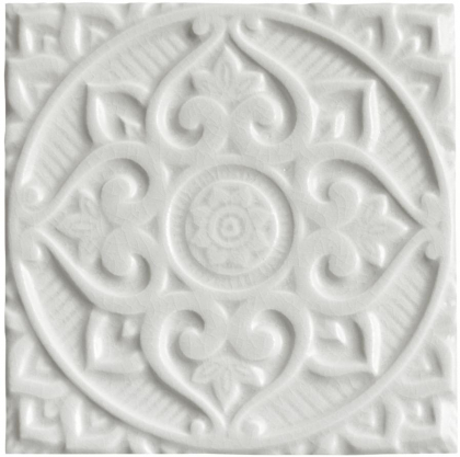 Adex Earth Relieve Mandala Energy Ash Gray 15x15