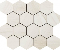 Impronta Italgraniti Lux Experience Helsinki White Mosaico Esagona Fade 26x30
