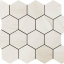 Impronta Italgraniti Lux Experience Helsinki White Mosaico Esagona Fade 26x30