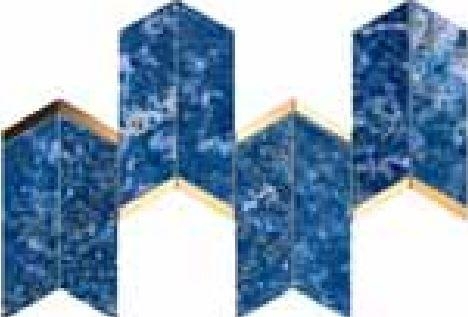 Atlas Concorde Marvel Dream Chevron Ultramarine 17x41.4