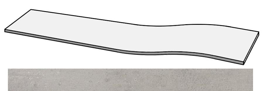 Apavisa Beton Grey Natural Quarter 14.74x89.1