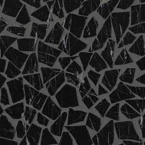 Fap Roma Diamond Nero Reale Schegge Gres Mosaico 30x30