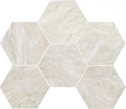 Piemme Valentino Marmi-Reali Esagono Bardiglio Ret 29x41.5