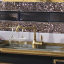 Absolut Keramika Monocolor Biselado Decor Mix 14 Cube Gold Kitchen 10x10