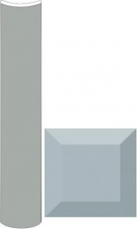 Diffusion Metro Paris Special Baguette Bleu Glacier Mat 111 2.5x15