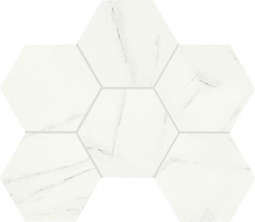 Piemme Valentino Marmi-Reali Esagono Carrara Ret 29x41.5