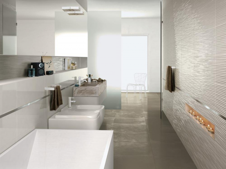 Fap Lumina Rose Bianco Gloss 25x75