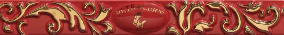 Petracers Primavera Romana Listello Logo Rosso 4x32.5