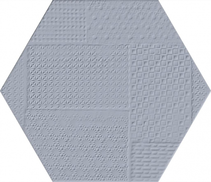 Emil Ceramica Sixty Esagona Timbro Cielo Silktech 21x18.2