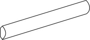 Casa Dolce Casa Stones And More 2.0 Marfil Glossy Quarter Round 1.2x30