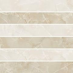 Cerim Exalt Oyster Shade Mosaico 3D Naturale 30x30