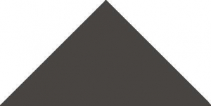 Original Style Victorian Floor Tiles Black Triangle 7.54x14.9