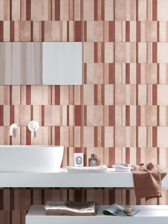 Ragno Resina Bianco Struttura Bee 3D 40x120