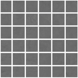 La Fabbrica Resine Mosaico Nero Rett Su Rete 30x30