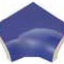 VitrA Pool Ral 2307015 Blue Up In Internal Corner Matt 4x5.5