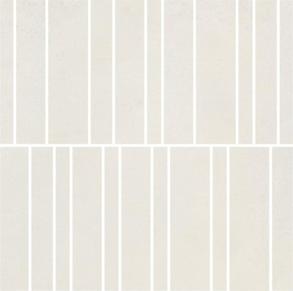 Impronta Italgraniti Nuances Avorio Mosaico Listelli Strideup 30x30