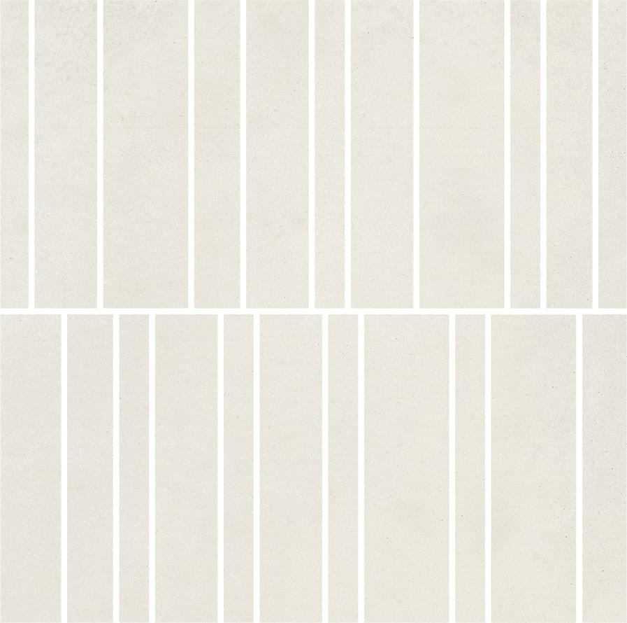 Impronta Italgraniti Nuances Avorio Mosaico Listelli Strideup 30x30