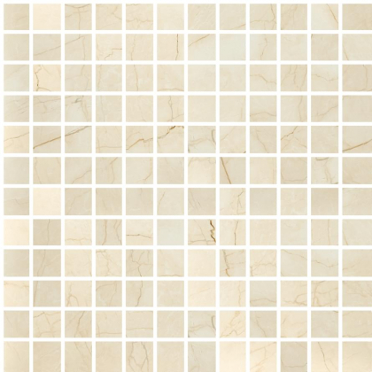 Fioranese Marmorea2 Crema Avorio Mosaico 2.5x2.5 Levigato 30x30