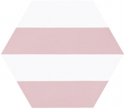 Diffusion Hexagon Orientation Capri Pink 22x25
