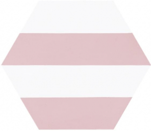 Diffusion Hexagon Orientation Capri Pink 22x25