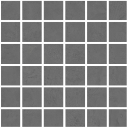 La Fabbrica Resine Mosaico Nero Sat Rett Su Rete 30x30