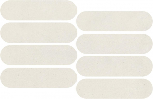 Impronta Italgraniti Nuances Avorio Mosaico Ovale Strideup 19.5x37